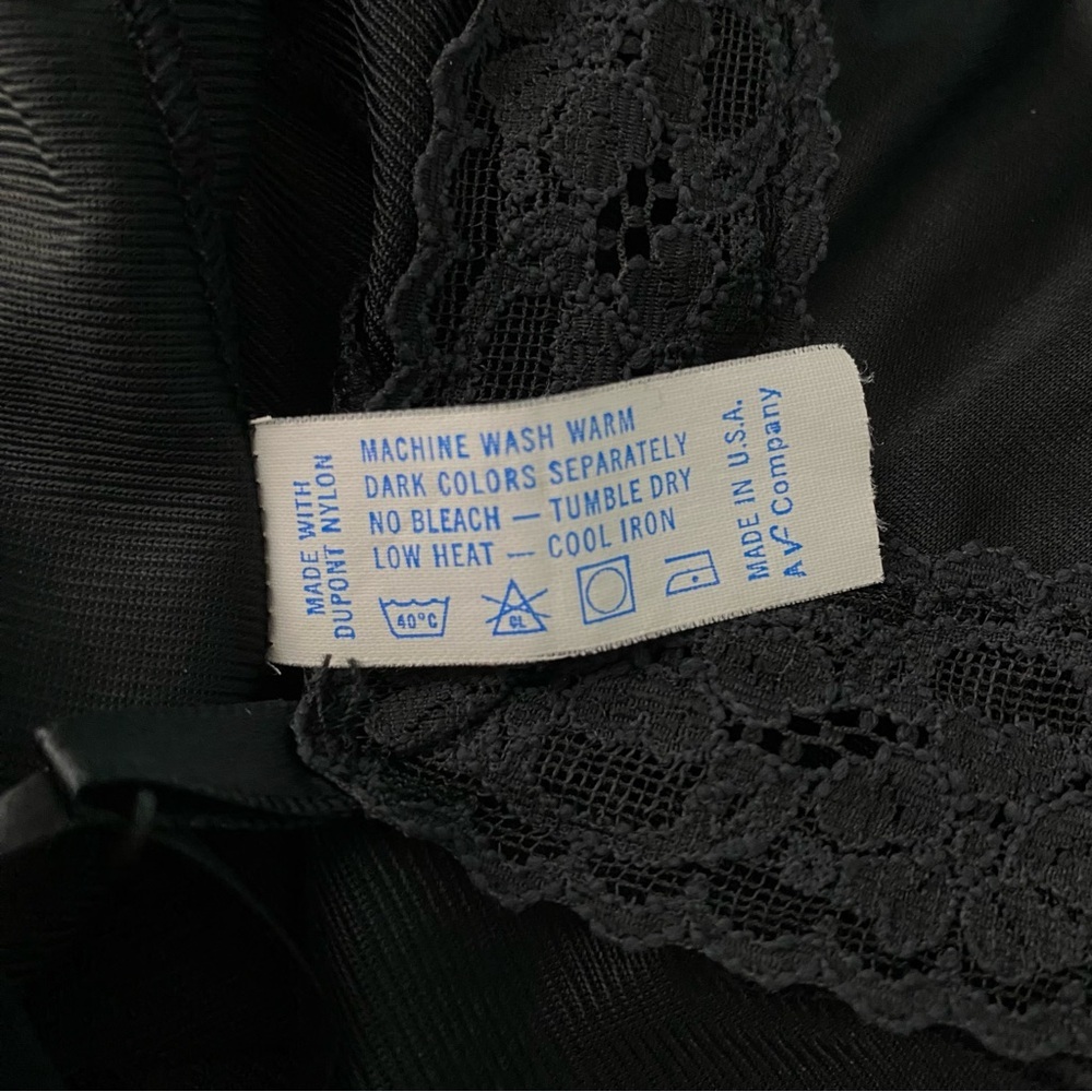 Vintage Black Dress Slip - Picture 7 of 7